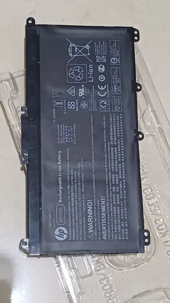 Hp battery bekas , bekas battery , hp HT03XL,
