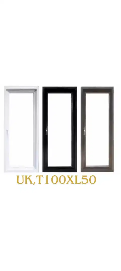 Kusen jendela aluminium uk,T100xL50