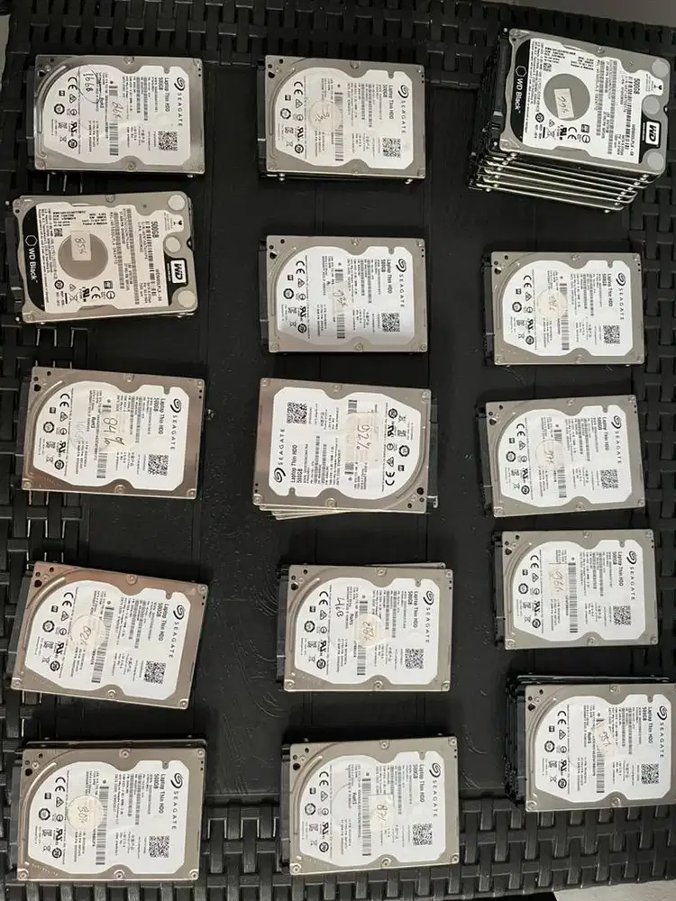 Harddisk Seagate & WD 500GB 2,5 inch