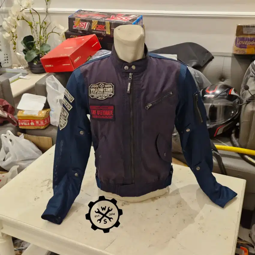 Jaket Protector Bikers Touring Motor Yellow Corn Ori YB-9103 - NAVY