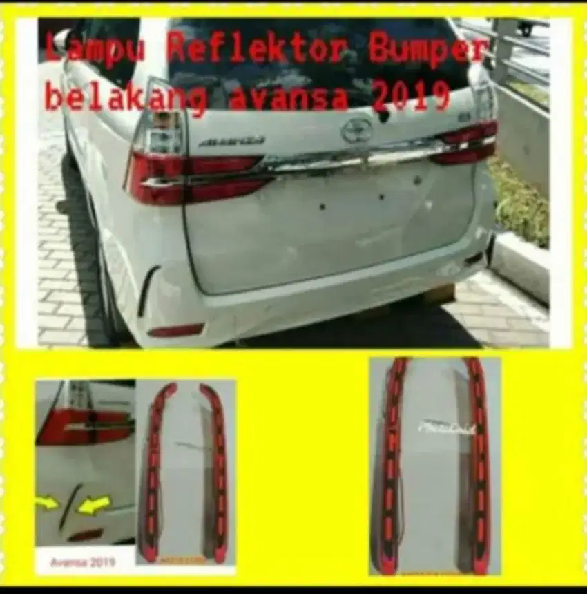 Jual Lampu Reflektor Bemper Belakang Avanza 2019-2022 Baru