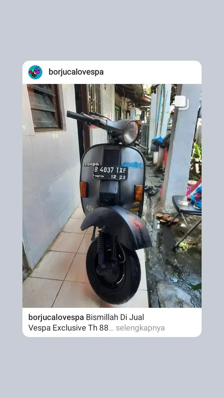 Vespa exclusIve plat B 2023