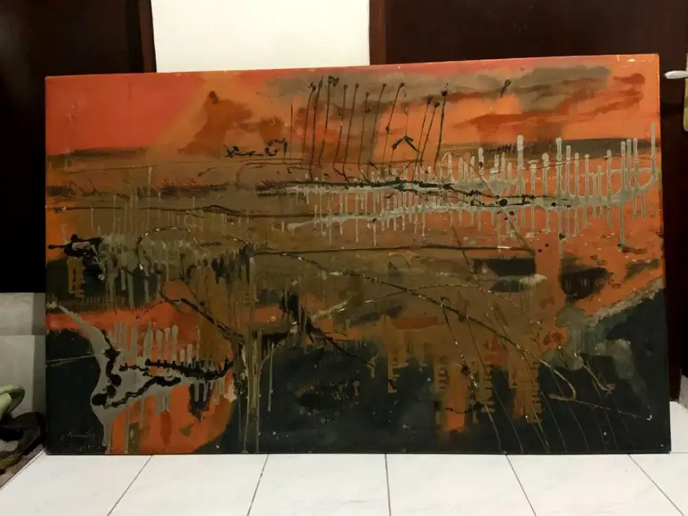 Lukisan pelukis terkenal amri yahya golden Swamp