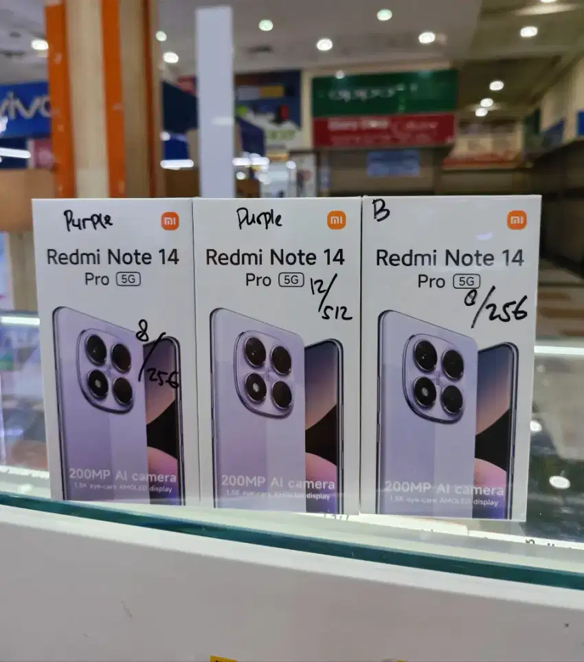 Cod  Redmi note 14 pro 5G 12/512 ( Unit Baru)