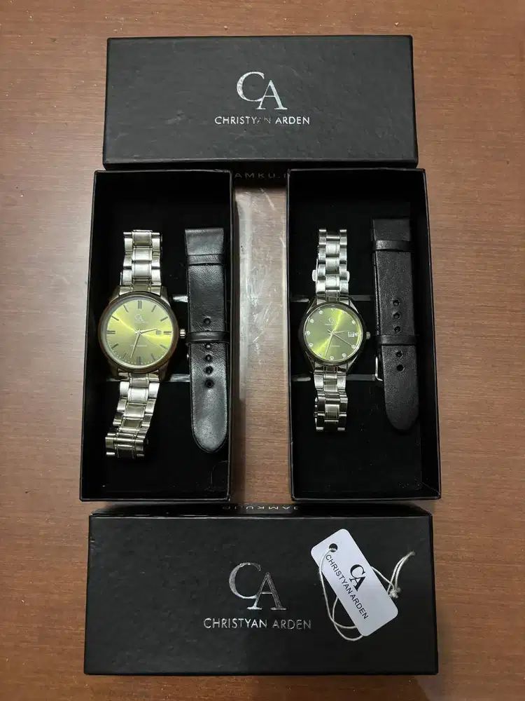 Jam Tangan Couple Cristian Arden Original Fullset