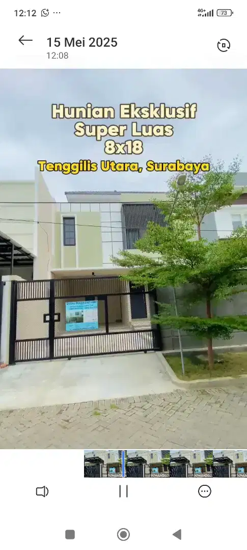 Dijual rumah tenggilis utara