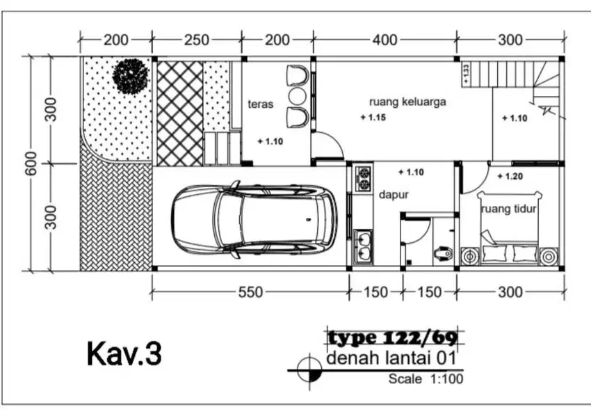 DIJUAL RUMAH KAVLING 3 TENGGILIS UTARA! LOKASI STRATEGIS!
