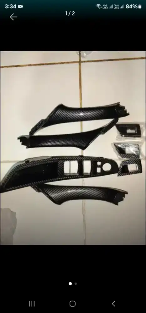 Cover Handle Pintu carbon BMW X6 F10