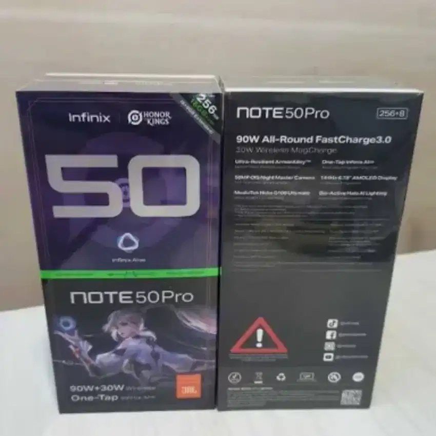 Infinix note 50 pro 8/256 danregular resmi