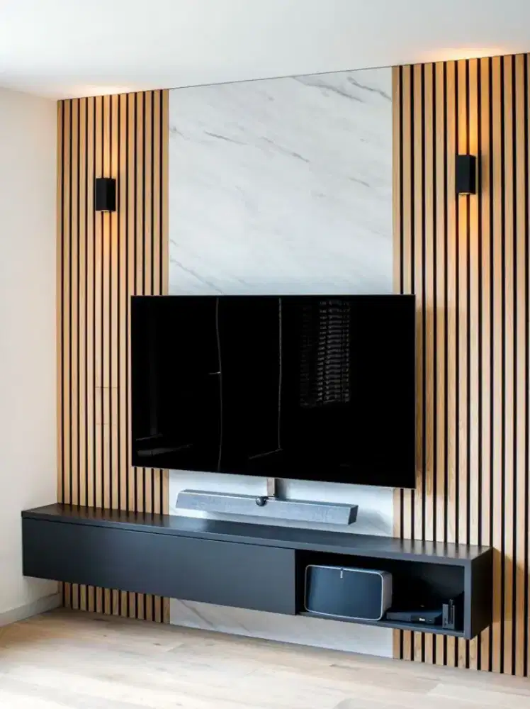 Backdrop tv , Cabinet tv , Lemari pakaian