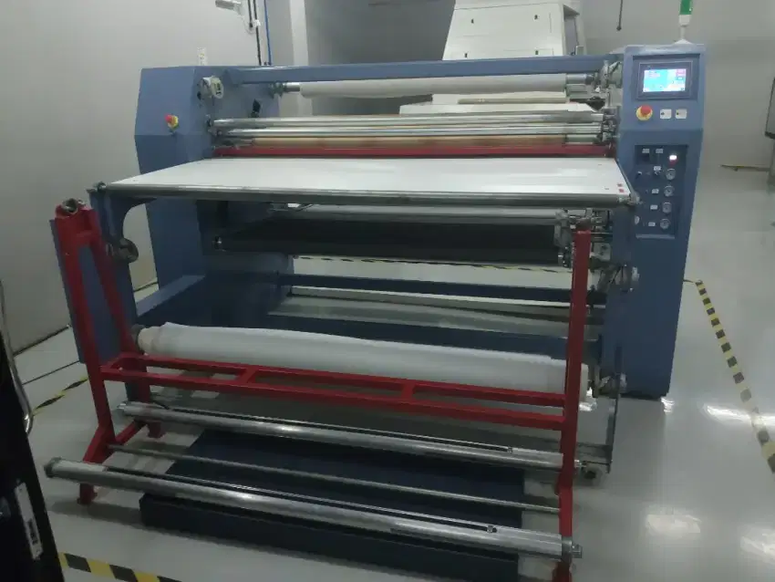 Mesin Press Kain Hijab Jersey Transmatic 7360 Sport Italy