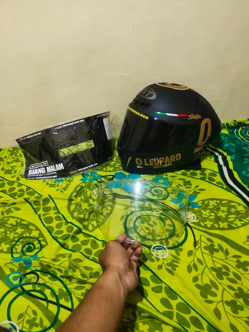 KYT TTC TT COURSE PAKET GANTENG LEOPARD