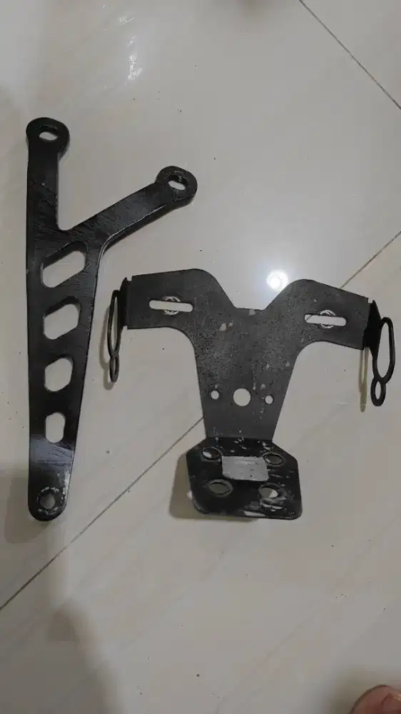 Accessories ZX 25R (peninggi step, hanger knalpot, bracket plat no)