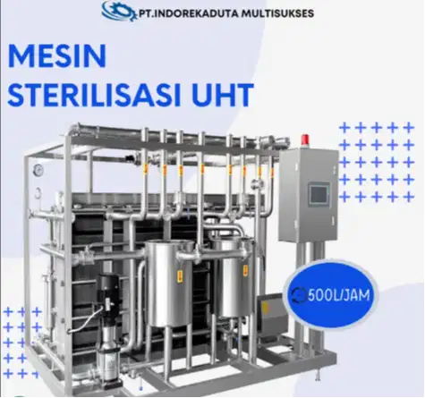 MESIN STERILISASI UHT 500L/24JAM