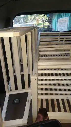 rak sepatu bahan kayu albasia bisa muat 30 pasang sepatu