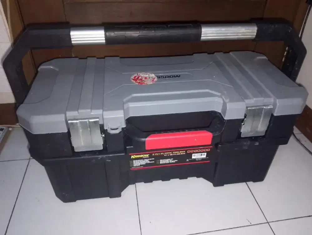Krisbow tool box heavy duty 2in1