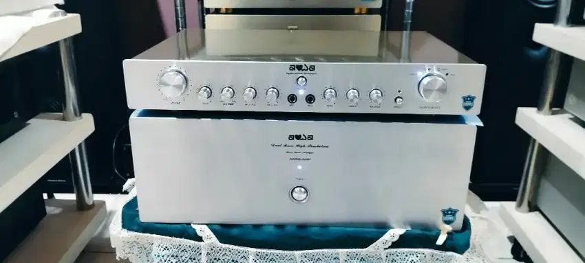 Sale AOWA Preamp Digital Karaoke & AOWA power amplifier AW66-Amp