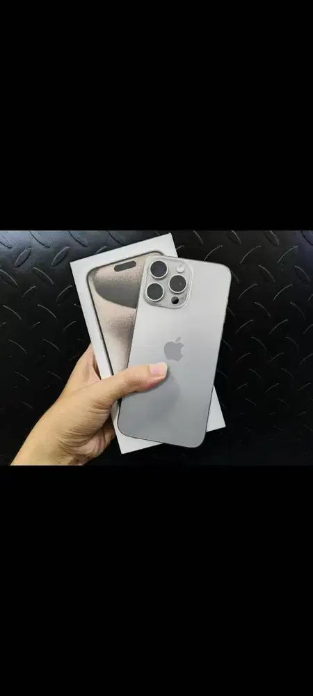 iphone 15 pro max 256 ibox mulus lengkap no minus
