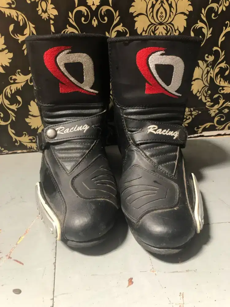 Sepatu balap Drag Race sepatu Touring Bikers Boots