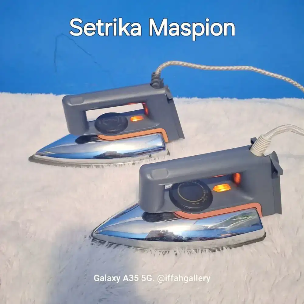 Setrika Maspion Orisinil Panas Siap Pakai