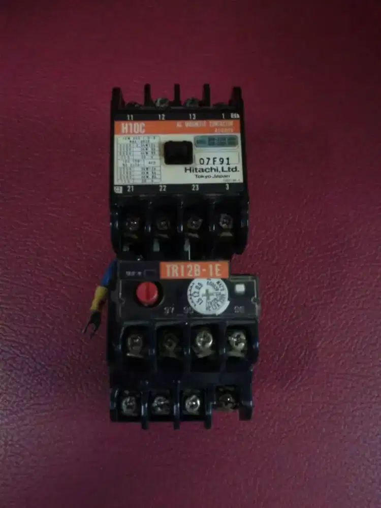 Hitachi AC magnetic contactor H10C & Thermal overload relay