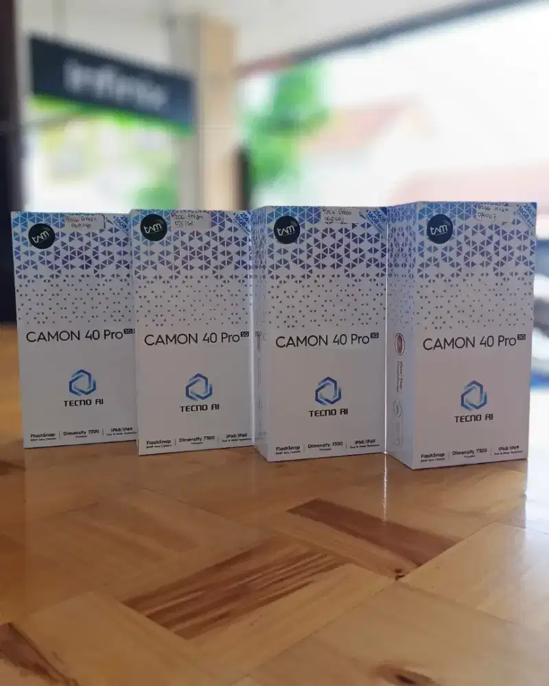TECNO CAMON 40PRO Segel Garansi resmi