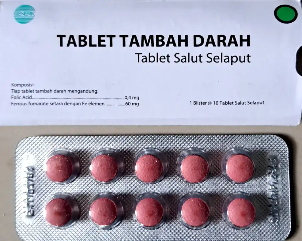Obat Tambah Darah Strip 10 Kapsul