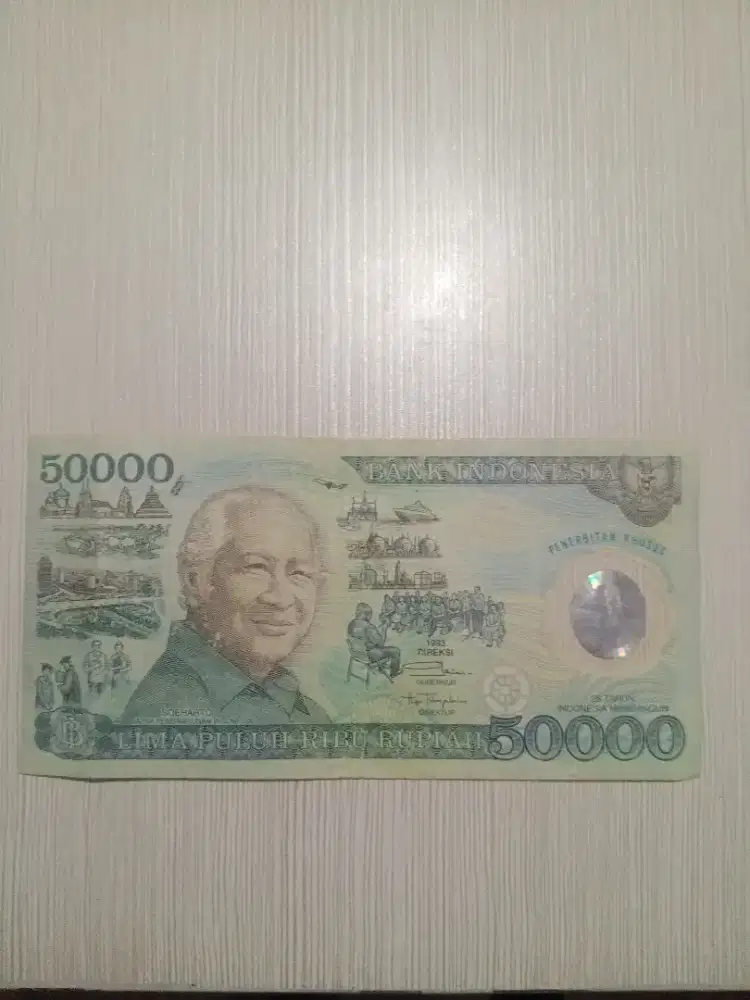 Uang 50 ribu tahun 1993 ( edisi penerbitan khusus )