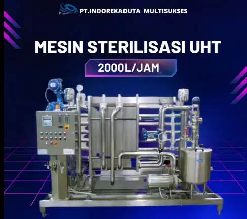 MESIN STERILISASI MINUMAN  2000L/jam DIRECT