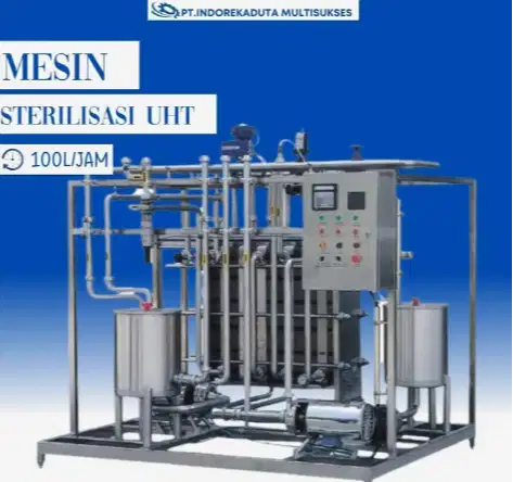 MESIN STERILISASI MINUMAN 100L/JAM DIRECT