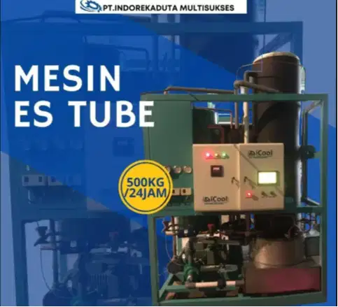 MESIN ES TUBE KAPSITAS 500KG/24JAM