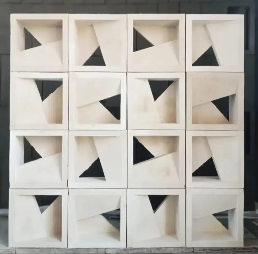 Roster beton / roster dua muka / dekorasi rumah