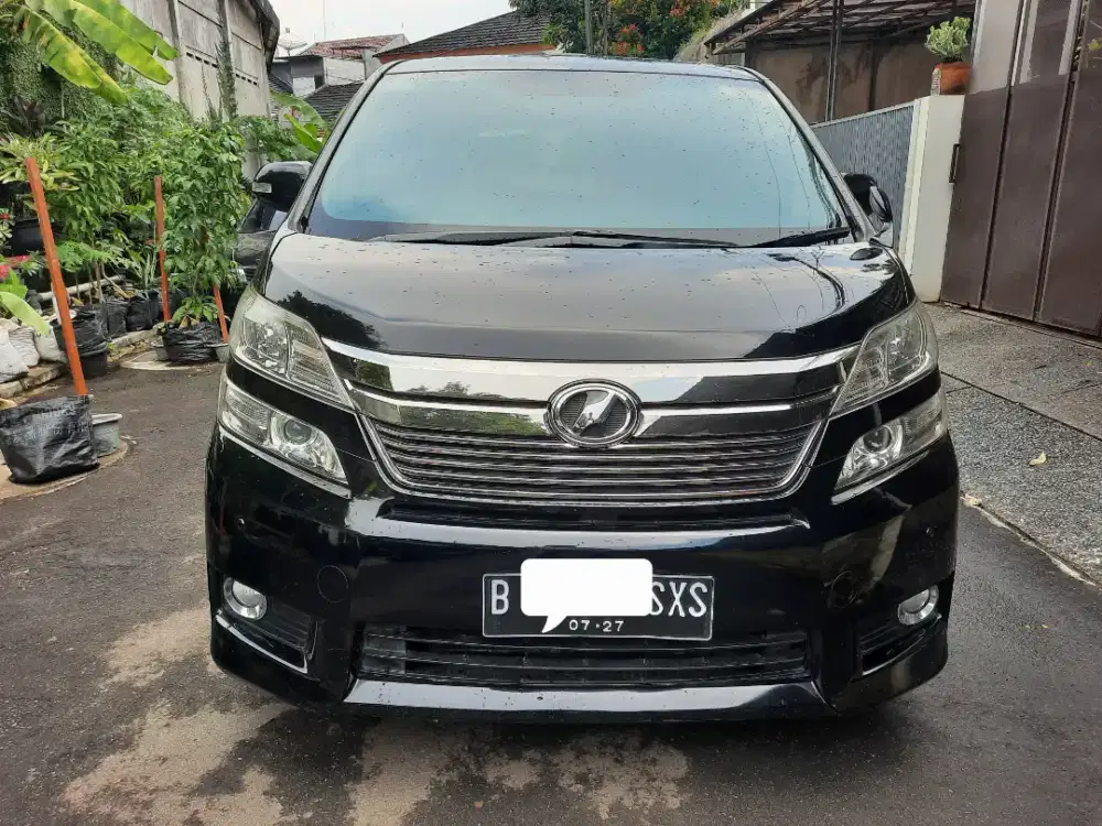 Toyota Vellfire X audioless matic 2012