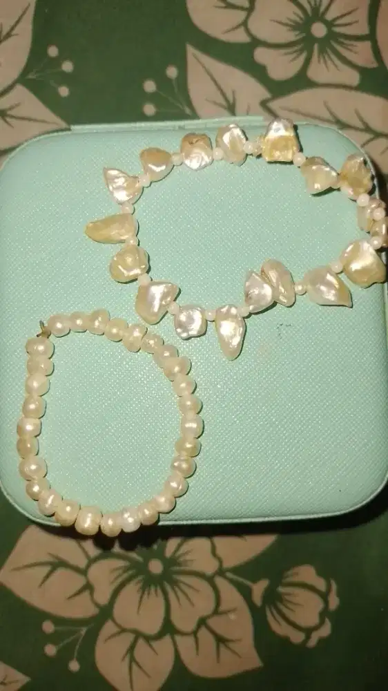 Gelang mutiara asli