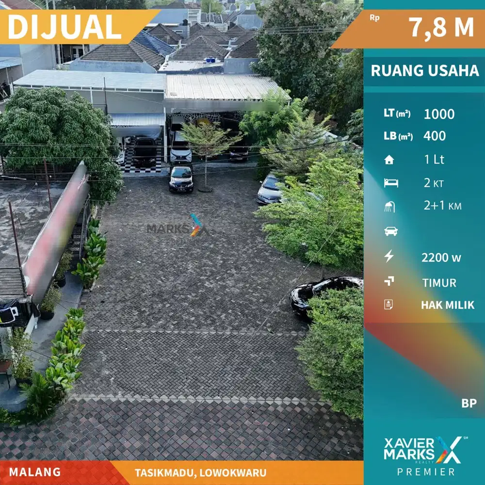 Dijual Cepat Ruang Usaha di Tasikmadu Malang Cocok Untuk Segala Usaha