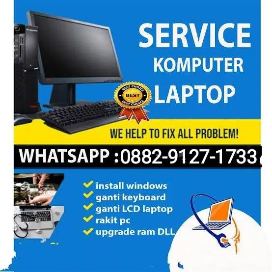 Specialized Service Laptop, PC, Uograde, dll