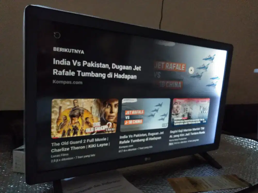 Smart TV. LG 24 inchi bisa YouTube, mirorimg