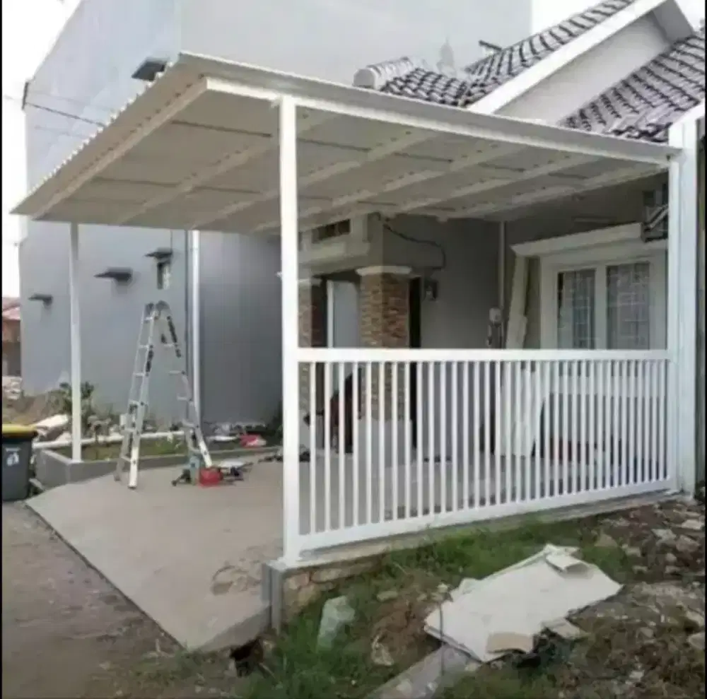 Kanopi atap alderon single