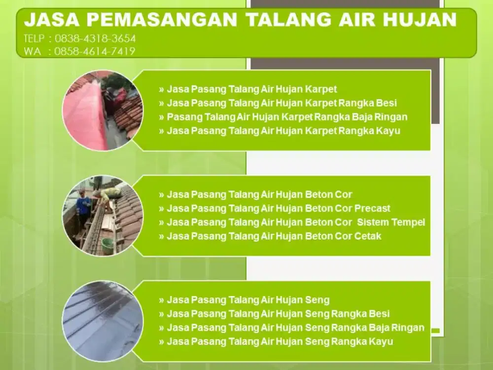 Tukang bangunan,baja ringan,gali tanah,mebel,baja ringan,aluminium