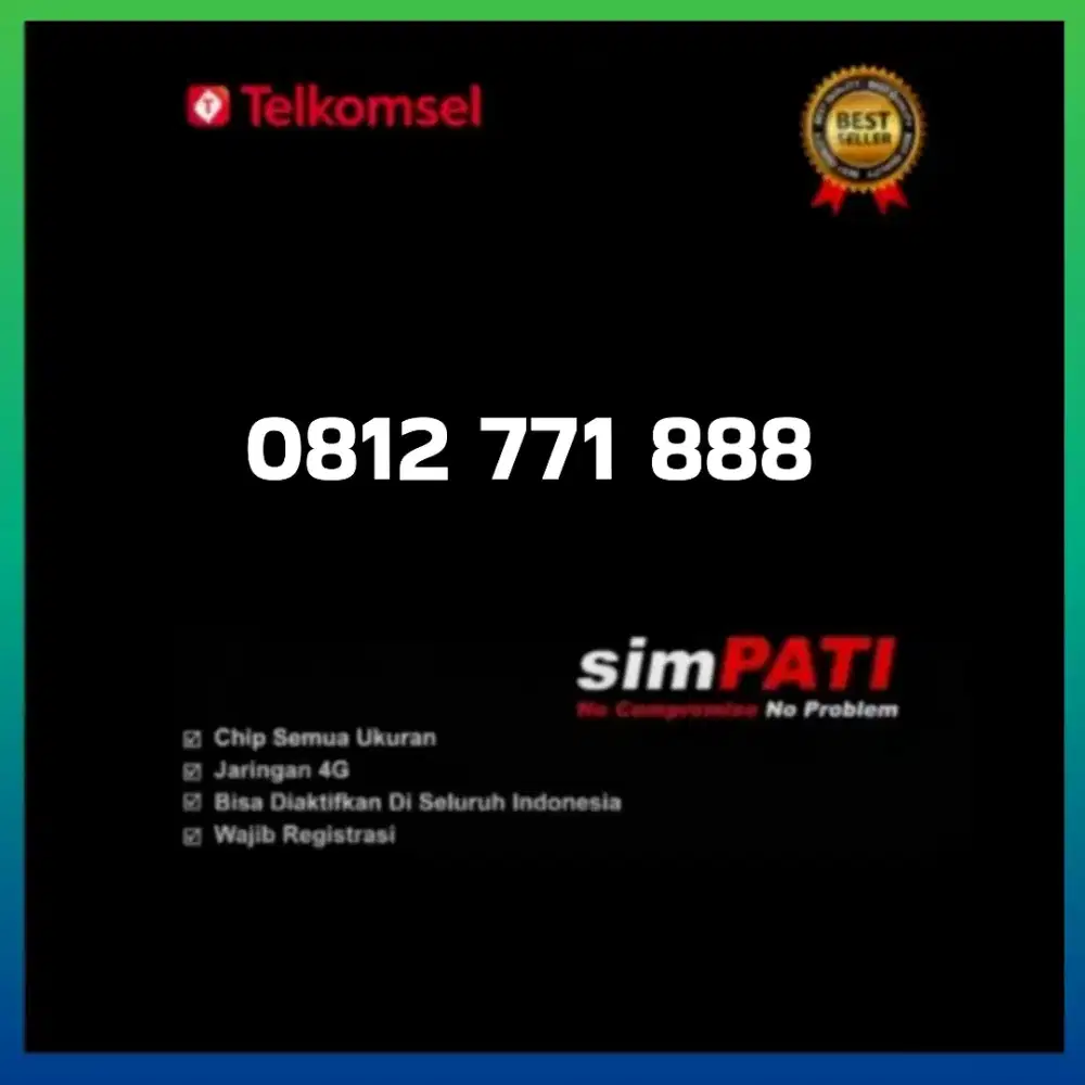 Nomor Cantik simpati Telkomsel super 10 digit