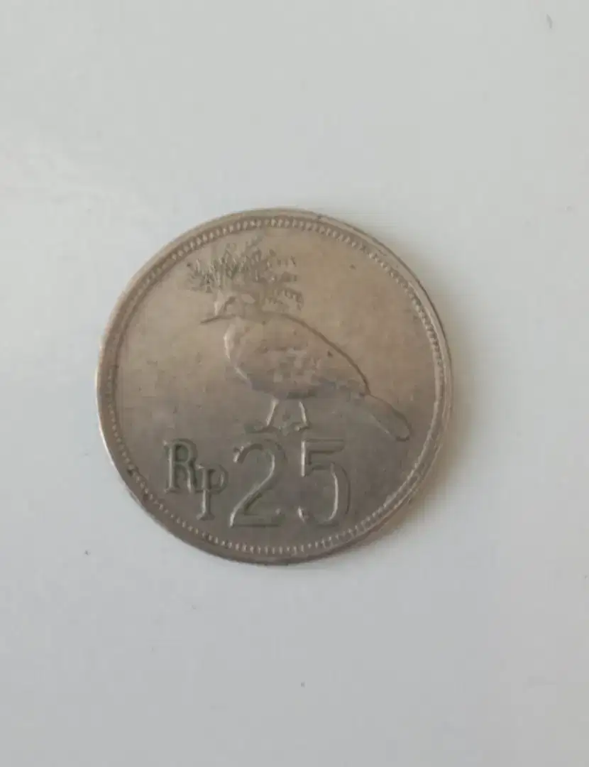 Uang koin kuno Unik Rp 25 ,th 1971, Langka banyak di cari Kolektor ,