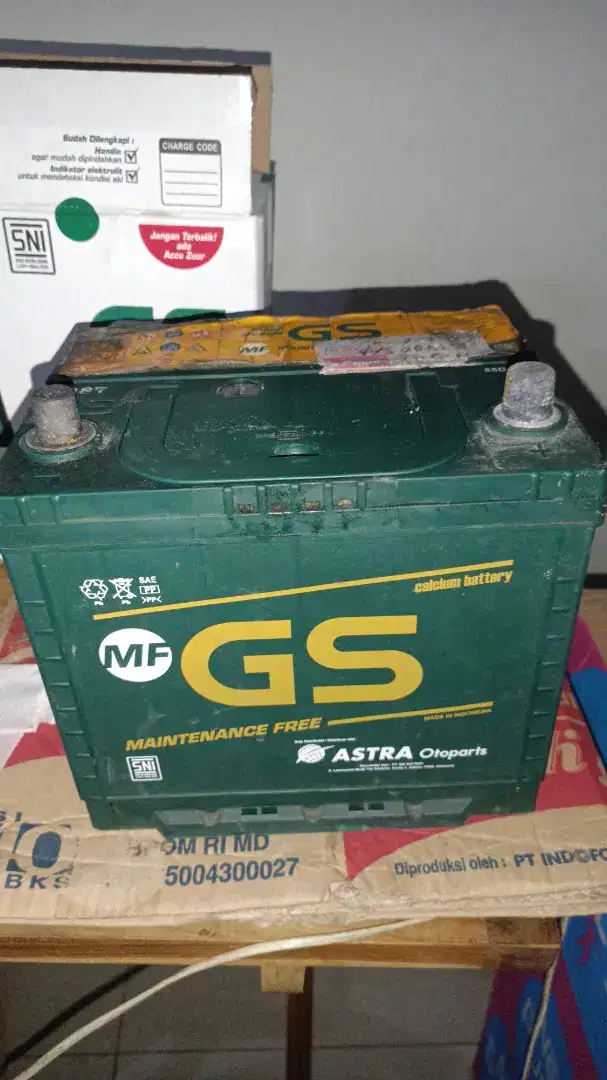 Aki GS kondisi jual apa adanya