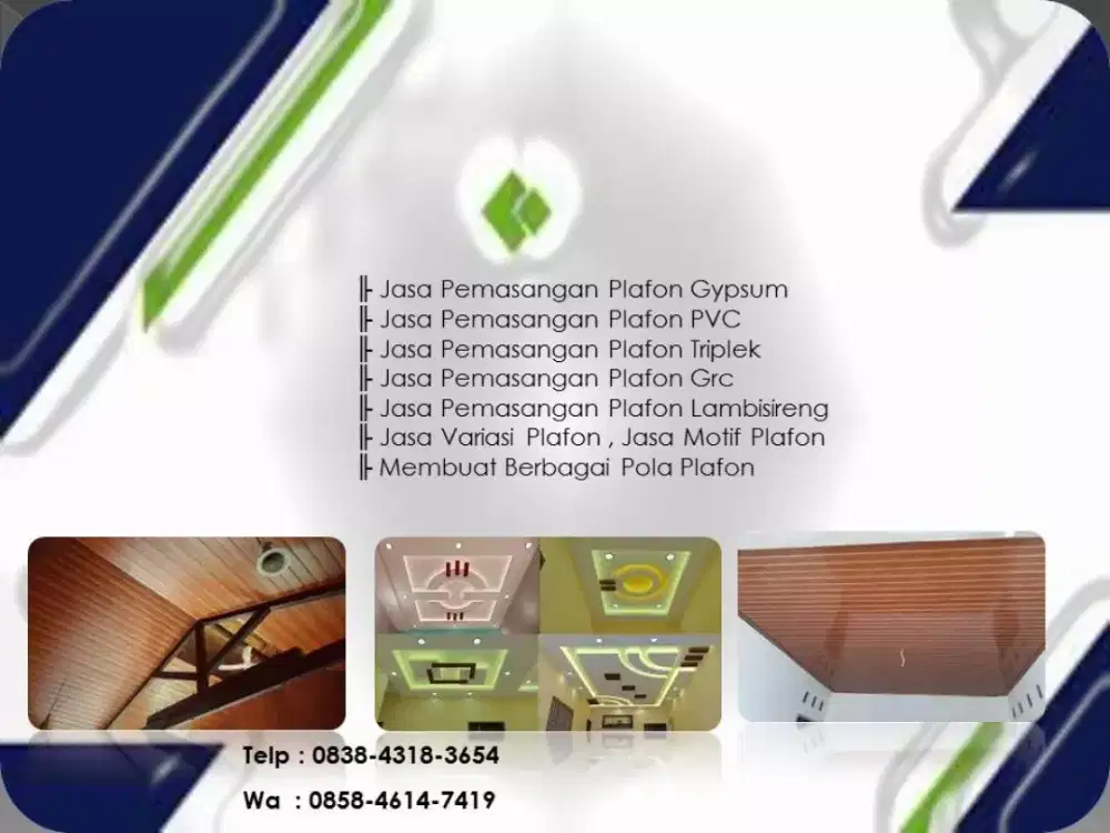 Tukang bangunan,baja ringan,plafon,mebel,aluminium,wall panel,pvc