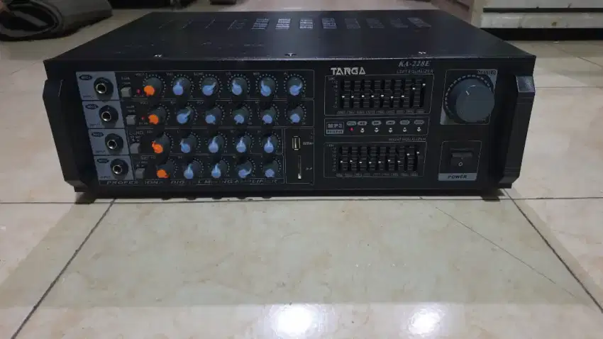 Power amplifier mixer karaoke targa kA228e second bekas normal