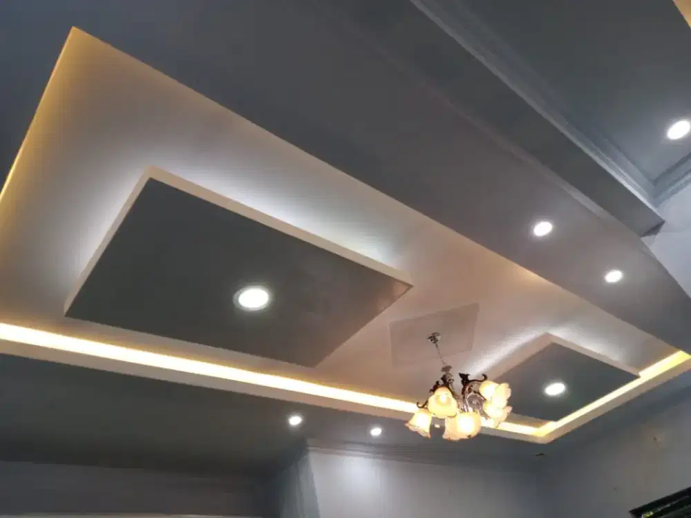 spesialis pemasangan plafon gypsum terima jadi langsung tukang