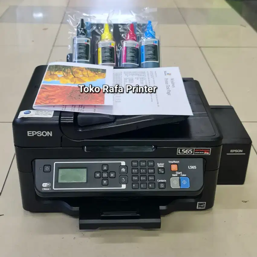 Printer Epson L565 Wifi Print Scan Copy
