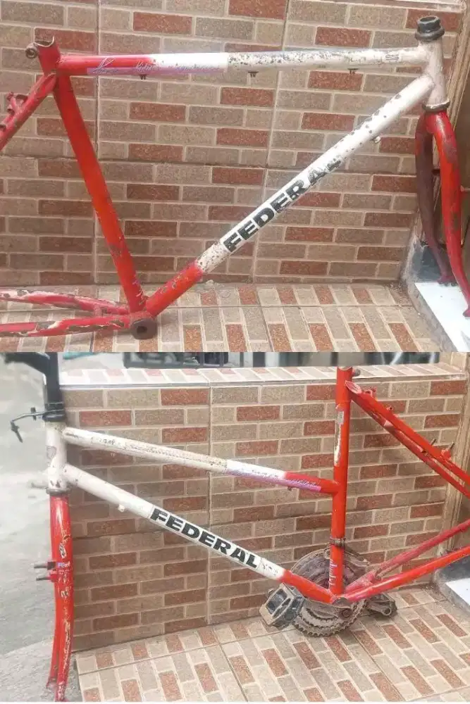 Frame Federal city cat ss & Pussy cat ss,merah putih