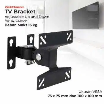 Bracket TV Adjustable VESA 100 x 100 for 14-24 Inch TV