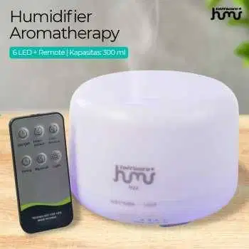 Humidifier Mini Ultrasonic Diffuser LED 300ml Remote