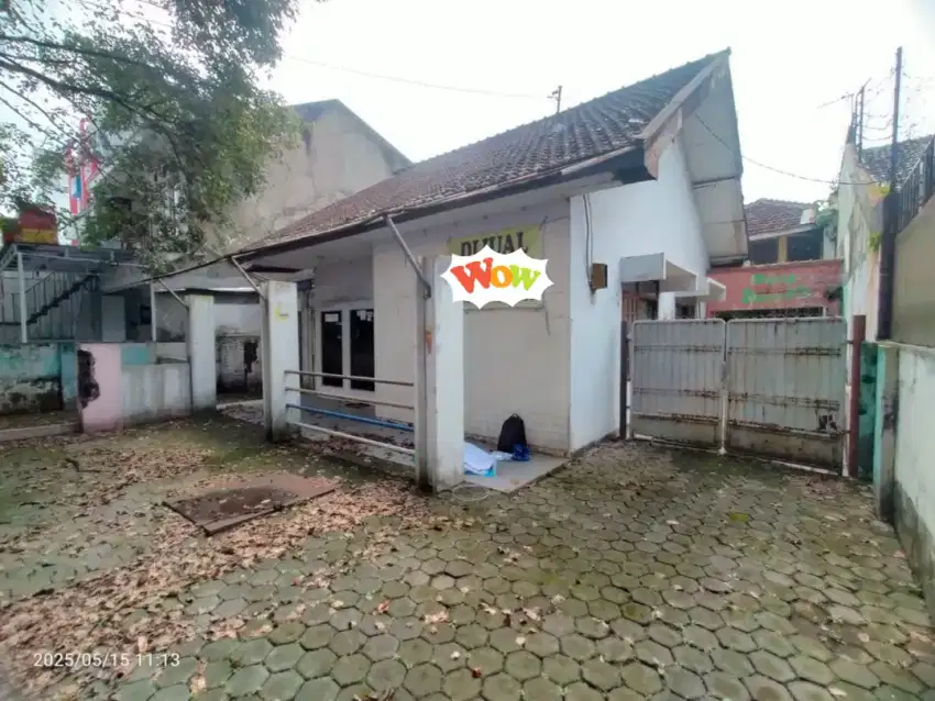 Rumah Tua Cocok utk Usaha/ Kantor di Jalan Banteng Buah Batu Lengkong